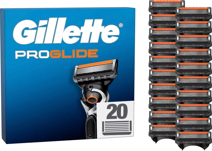 Gillette Proglide Rasierklinge, 20 Stück
