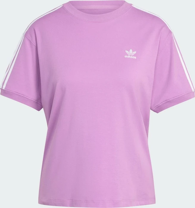 adidas 3-Streifen T-Shirt kurzarm preloved purple (Damen)