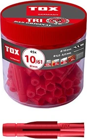 TOX Tri 10/61 Allzweckdübel, 10x61mm, 45 Stück