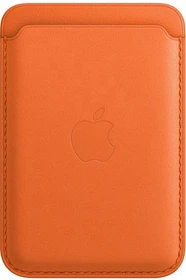 Apple iPhone Leder Wallet mit MagSafe orange
