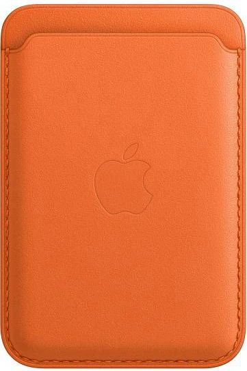 Apple iPhone Leder Wallet mit MagSafe orange