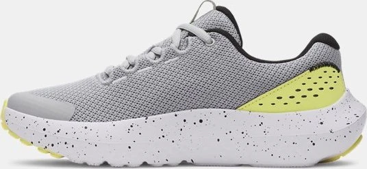 Under Armour Grade School Surge 4 mod gray/black/lumin yellow (Junior)