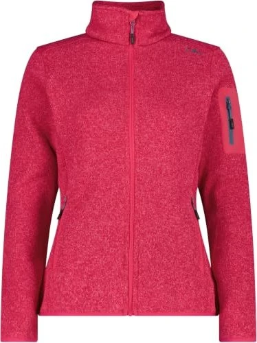 CMP Knit Tech Melange Fleece Jacke magenta/lighter (Damen)