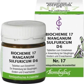 Bombastus Biochemie nach Schüßler Nr. 17 D6 Tabletten, 80 Stück