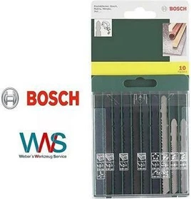 Bosch DIY Stichsägeblatt-Set, 10-tlg.