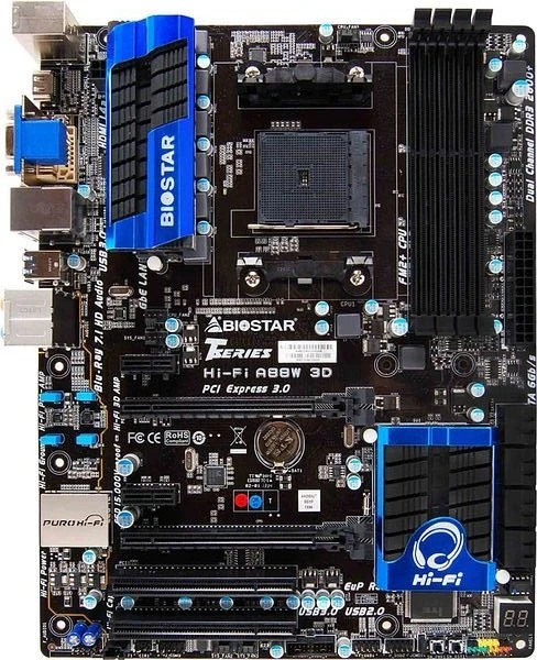 Biostar Hi-Fi A88W 3D (AMD FM2+)