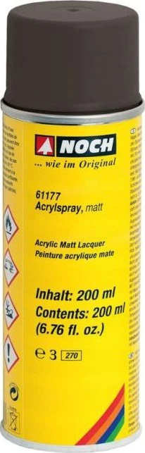 Noch Acrylspray matt schwarz, 200ml