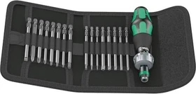 Wera Kraftform Kompakt 60 RA Imperial Bitset inkl. Tasche, 17-tlg.