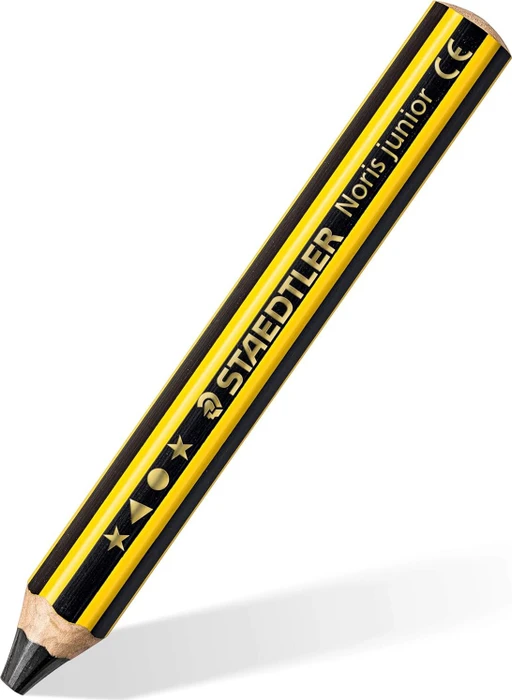 Staedtler Noris Junior 141 Kinder Bleistift 2B schwarz, schwarz (141-2B BK) – Bild 2 von 8