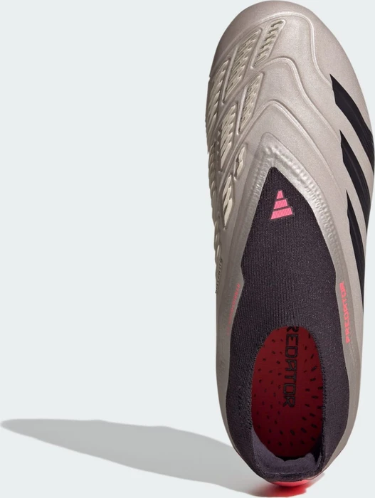 adidas Predator Elite Laceless FG platinum metallic/aurora black/carbon (Junior)