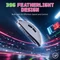 Attack Shark F1 Air 8KHz Wireless, weiß, inkl. Grip Tape & C06 Ultra LED Kabel, USB/Bluetooth Vorschaubild