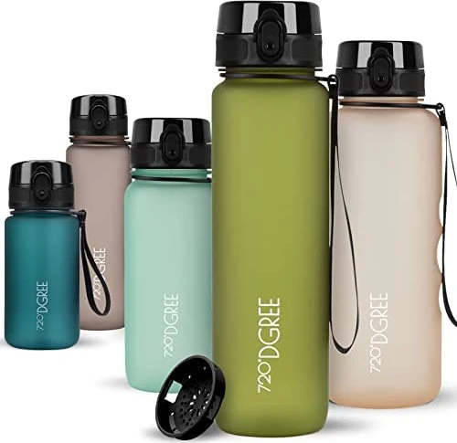 720°DGREE uberBottle softTouch Trinkflasche 1l olive green