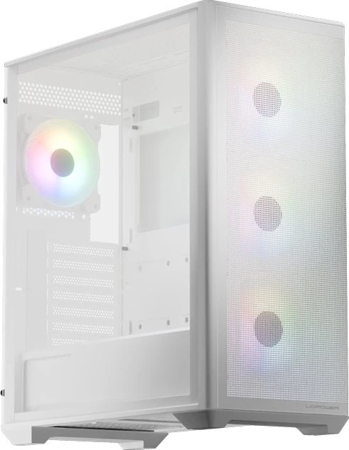 LC-Power Gaming 811W Meshwork_XL Light, weiß, Glasfenster