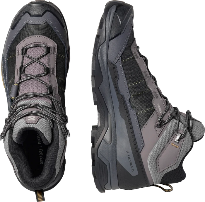 Salomon X Ultra 5 Mid GTX black coffee/walnut/arabian spice (Herren)