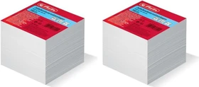 Herlitz Zettelkasteneinlage Notizwürfel, 90x90mm, glatt, weiß, 700 Blatt