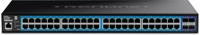 TRENDnet TEG Rackmount Gigabit Smart Switch, 48x RJ-45, 4x SFP+