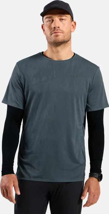 Odlo Zeroweight Engineered Chill-Tec Laufshirt kurzarm schwarz (Herren)