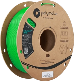 Polymaker PolyLite PETG, grün, Spule, 1.75mm, 1.00kg