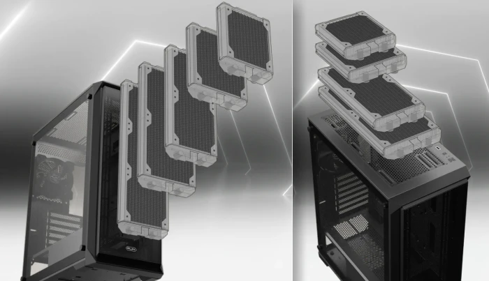 Raijintek Arcadia 41, Glasfenster