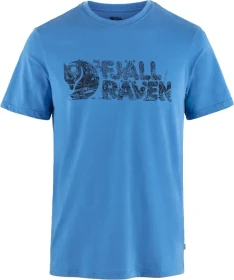 Fjällräven Lush Logo Funktionsshirt kurzarm un blue (Herren)