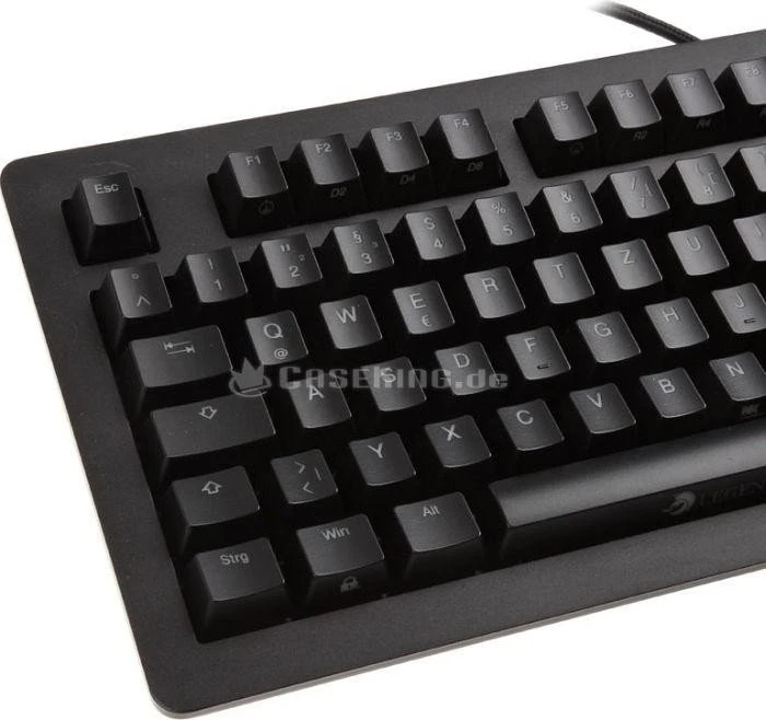 Ducky Legend DK1408S schwarz, LEDs weiß, MX RED, USB, DE