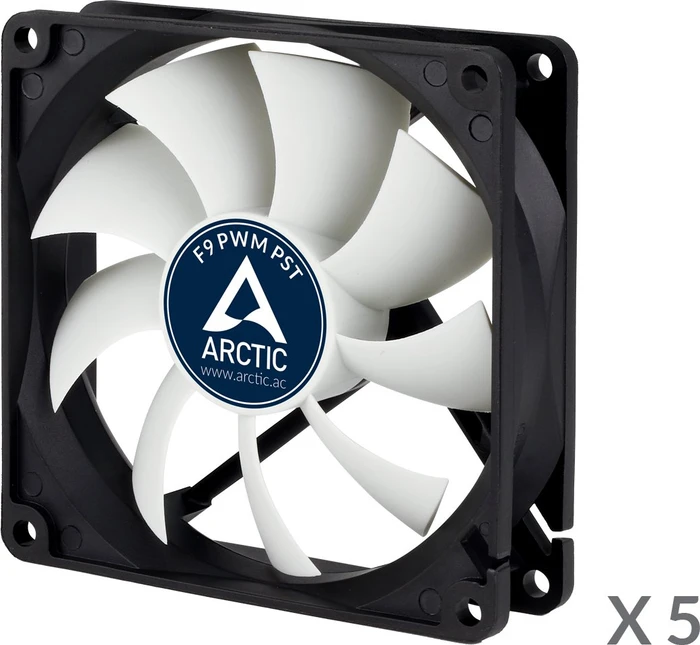 ARCTIC F9 PWM PST, 92mm, 5er-Pack