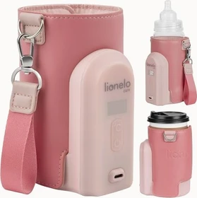 Lionelo ThermUp Go Evo Flaschenwärmer coral pink