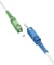 goobay Glasfaserkabel LWL Simplex Kabel, OS2, 1x SC-APC Stecker/1x SC-UPC Stecker, 30m, weiß Vorschaubild