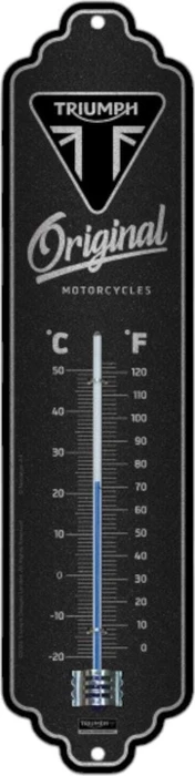 Nostalgic Art Retro Thermometer Triumph Original Motorcycles, analog