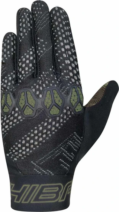 Chiba Trinity Fahrradhandschuhe schwarz/olive