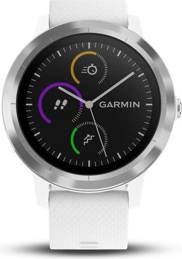 Garmin vivoactive 3 weiß/edelstahl