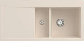 Villeroy & Boch Subway 60 flat flächenbündig Becken rechts ivory