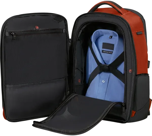 Samsonite Biz2Go 15.6" Notebook-Rucksack, Terracotta Red