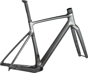 Scott Addict Gravel Team HMF Cyclocross/Gravelbike Rahmenset chrome silver