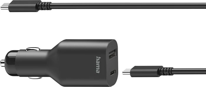 Hama Universal-USB-C-Kfz-Notebook-Netzteil Power Delivery (PD) 5-20V/70W schwarz