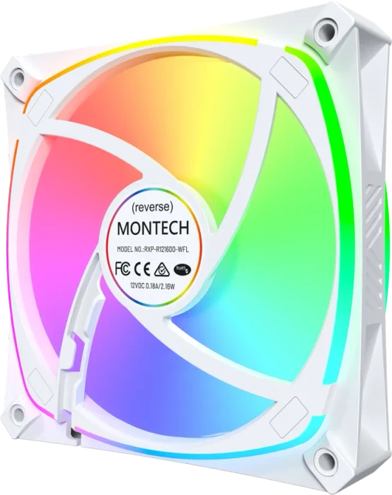 Montech RX120 PRO, weiß, 120mm