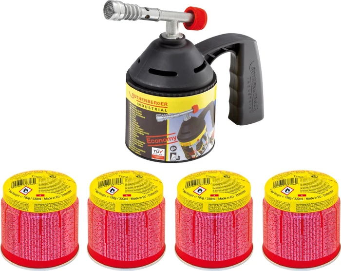 Rothenberger Industrial RoFlame Economy-Set Gas-Lötlampe inkl. Zubehör