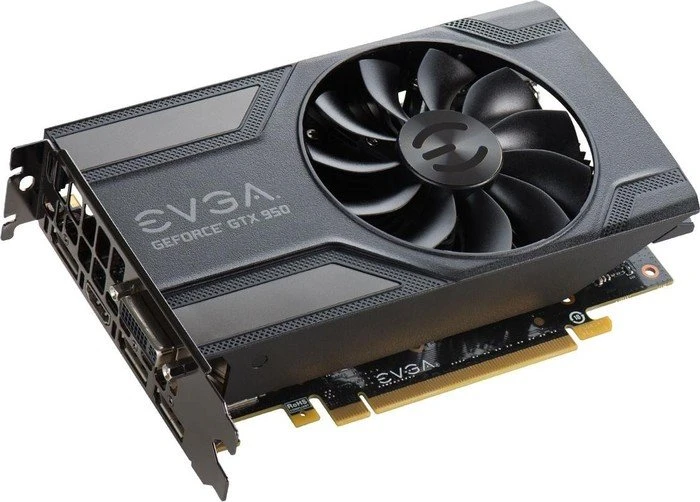 EVGA GeForce GTX 950 SC, 2GB GDDR5, DVI, HDMI, 3x DP