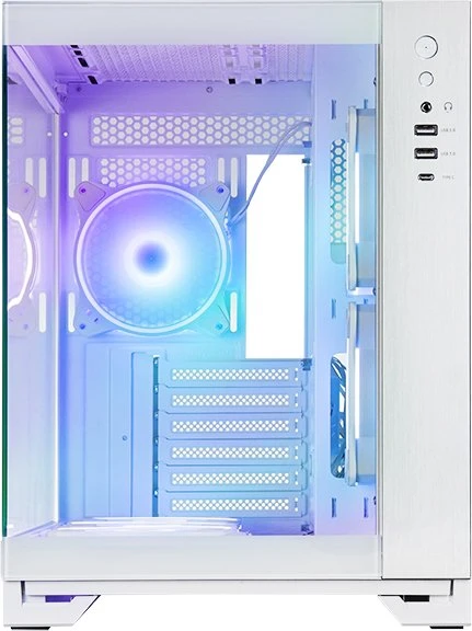 Chieftec Visio White, Glasfenster