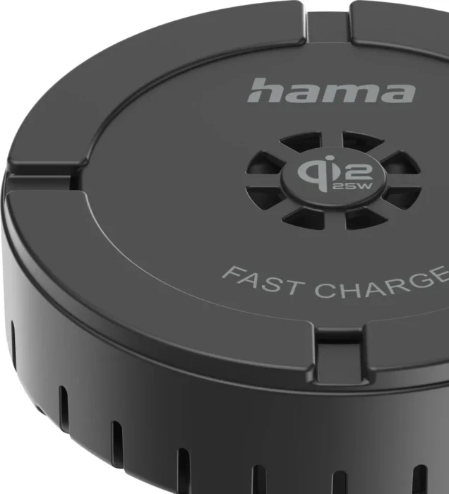 Hama Kabelloses Qi2-Ladegerät 25W schwarz