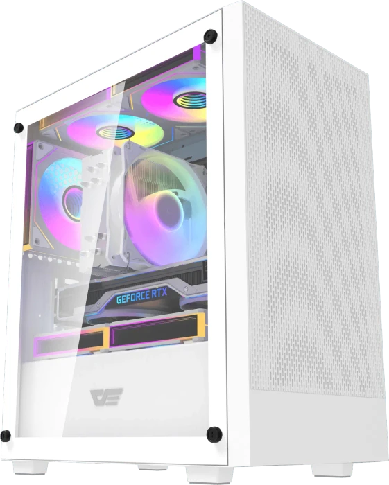 DarkFlash M305 White, Glasfenster