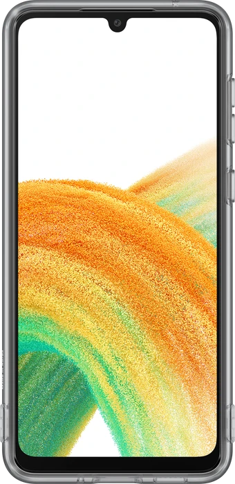 Samsung Soft Clear Cover für Galaxy A33 5G schwarz