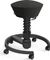 Aeris Swopper New Edition Bürohocker mit Rollen, Feder Standard, Gestell Alu schwarz, Bezug Kunstleder Uruguay schwarz Vorschaubild