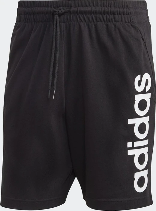 adidas Aeroready Essentials Single Jersey Linear Logo Trainingshose kurz schwarz (Herren)