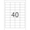 Herma Etiketten Premium, 48.5x25.4mm, weiß, matt, 100 Blatt (4000 Etiketten) Vorschaubild