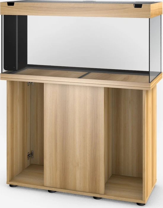 Juwel Rio 180 LED Aquarium-Set mit Unterschrank, helles Holz/helles Holz, 180l