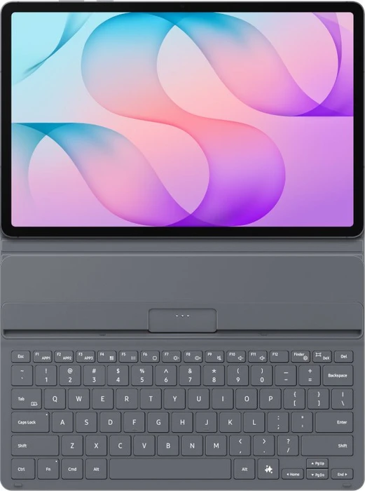 Samsung EF-DX840 DK Book Cover Keyboard Slim mit AI-Taste für Galaxy Tab A12+, schwarz, DE