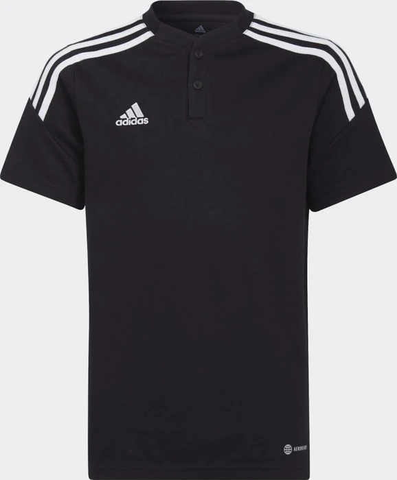adidas Condivo 22 Poloshirt kurzarm schwarz/weiß (Junior)