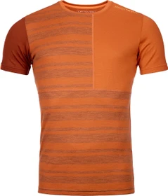 Ortovox 185 Rock'N'Wool Funktionsshirt kurzarm desert orange (Herren)