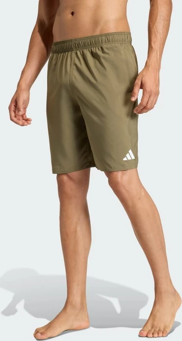adidas 8-Inch Badeshorts olive strata/white (Herren)